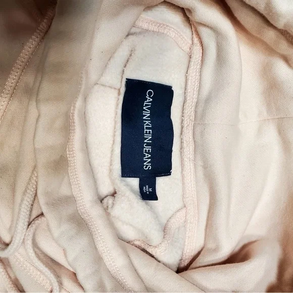 Calvin Klein Women’s Light Pink  Drawstring Collar Sweatshirt Size M - Picture 9 of 15